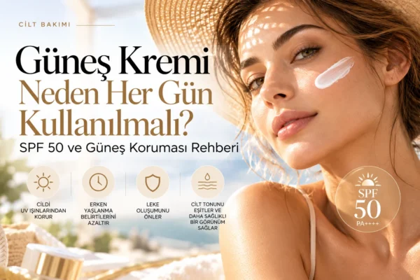 Güneş Kremi Neden Her Gün Kullanılmalı? SPF 50 ve Güneş Koruması Rehberi